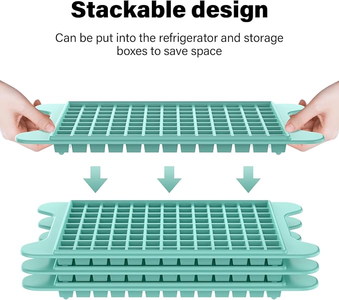 Mini Ice Cube Tray for Freezer: FDDBI Small Ice Trays for Freezer - Image 3