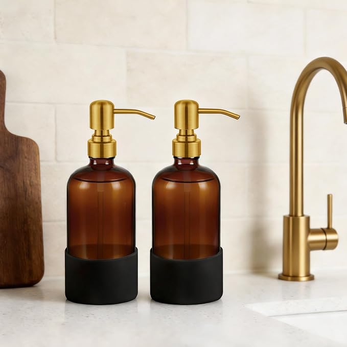 16 oz Hand and Dish Soap Dispenser Set - Image 7
