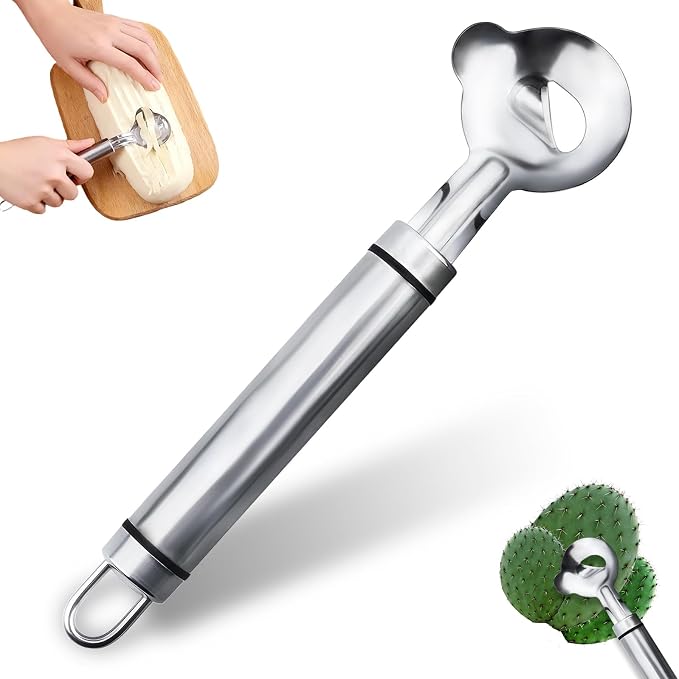 Cactus Peeler Tool, Cactus Peeler Spoon, Long Handle Knife by Unknown