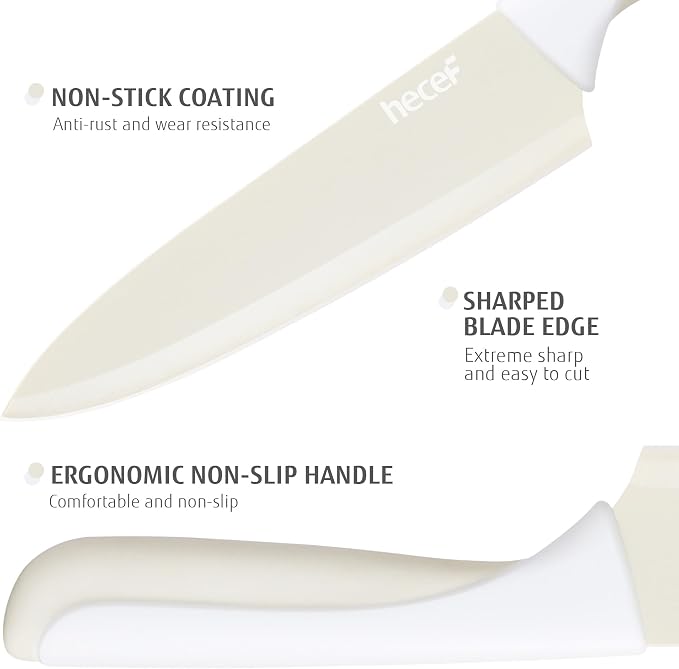 hecef 15 Pieces Kitchen Knife Set - Image 3