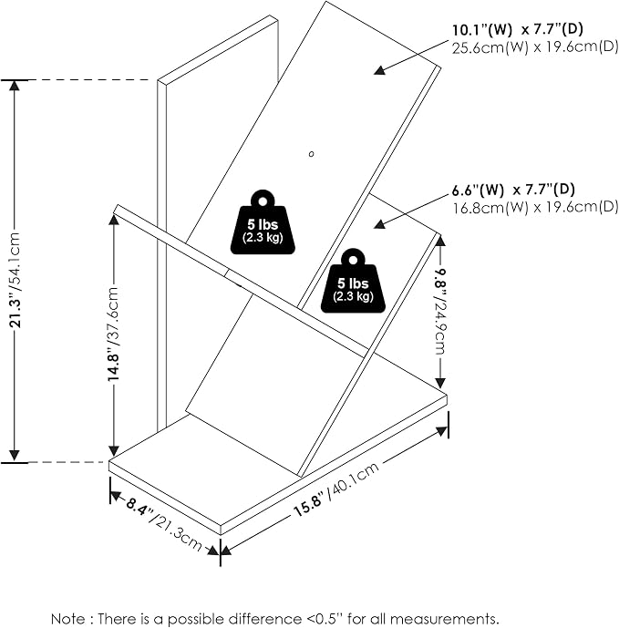 Furinno Tree Book Shelf, 3-Tier Bookshelf - Image 3