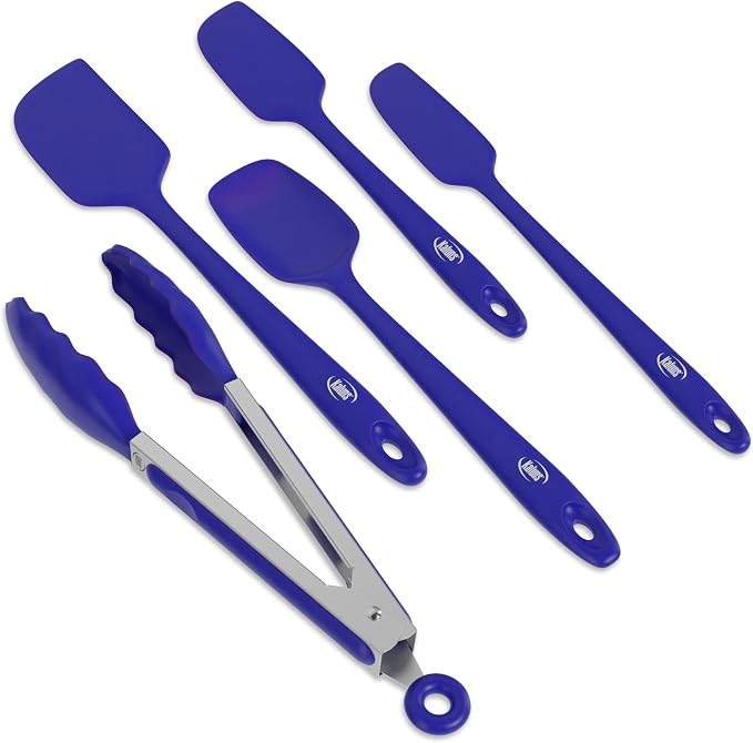Kaluns Silicone Spatula Set, 4 Rubber Spatulas 600°F Heat Resistant, Nonstick - Image 8