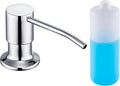 Soap Dispenser for Kitchen Sink Chrome, Sink Soap Dispenser Stainless Steel by Wardock