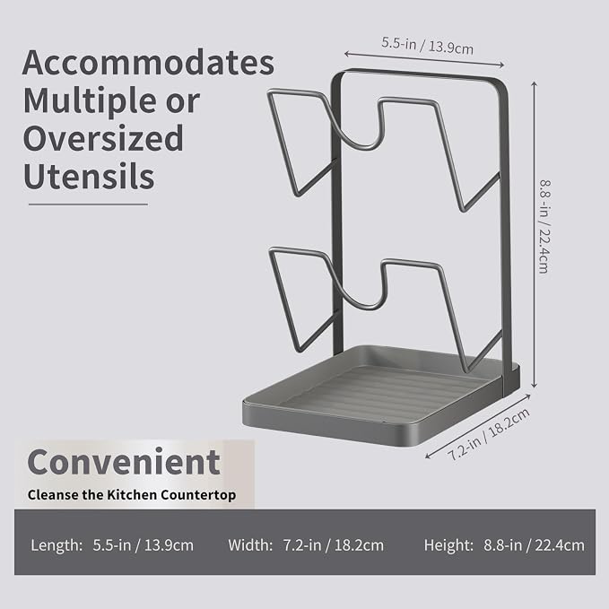 Kitchen Pot Lid Storage Rack, Stainless Steel Pot Lid Holder while Cooking - Image 6