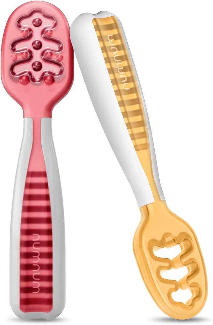 NumNum Baby Spoons Set, Baby Essentials Pre-Spoon GOOtensils by NumNum