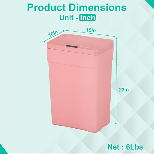 BestOffice 13 Gallon Trash Can Automatic Kitchen Trash Can Touch Free - Image 7
