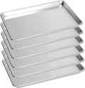 6 Pack Big Size Baking Sheet Pan, Aluminum Commercial Cookie Sheet Pan by FSUON