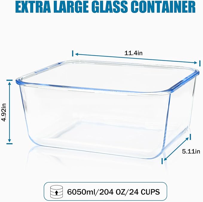 Large Glass Storage Containers - Image 3