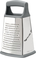 Tovolo Box Grater 4 Sided Large Stainless Steel Cheese Grater by Tovolo