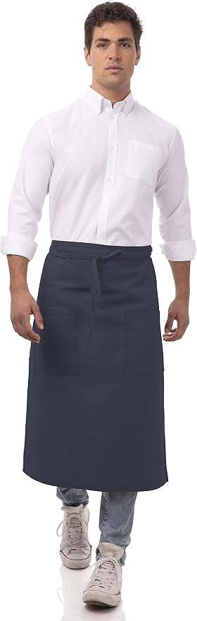 Chef Works Unisex Two Pocket Bistro Apron by ChefWorks