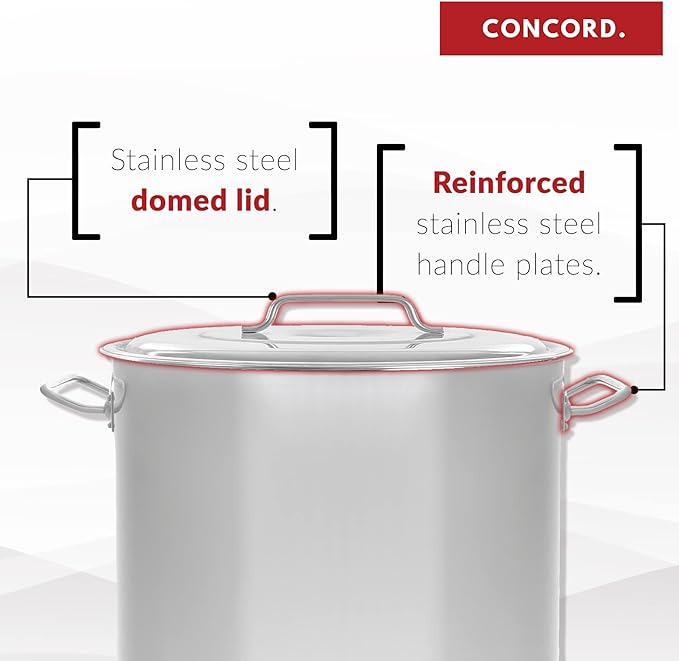 Concord Cookware Stainless Steel Stock Pot Kettle - Image 7