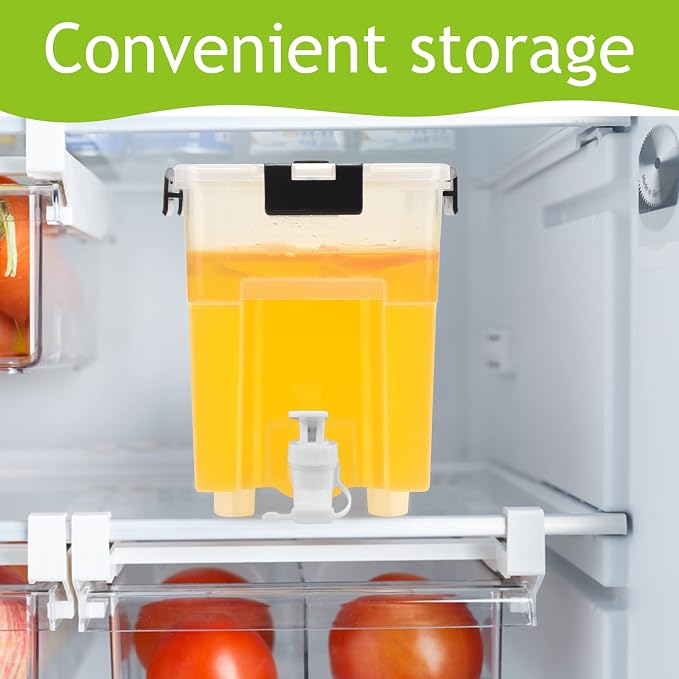 1.5 Gallon Drink Dispenser For Fridge, Beverage Dispenser - Image 4