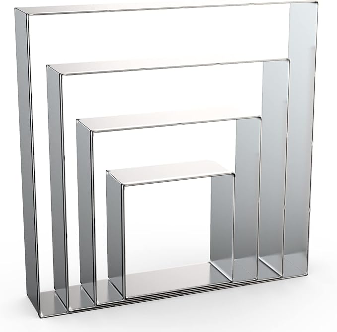 Square Cookie Cutter Set Large by QAAQS