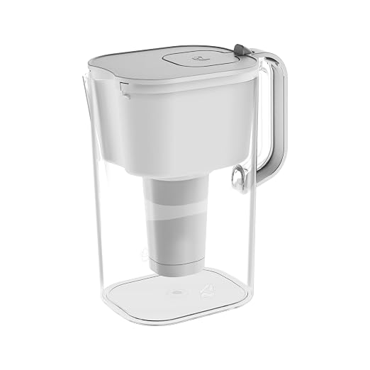 HOMEWATER 10-Cup Pitcher Filter – BPA-Free, High-Capacity 2.4L Pitcher by HomeWater