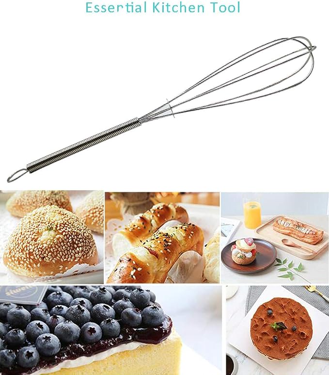 CHuangQi 5 Inch Endurance Stainless Steel Mini Whisk/Egg Beater - Image 6