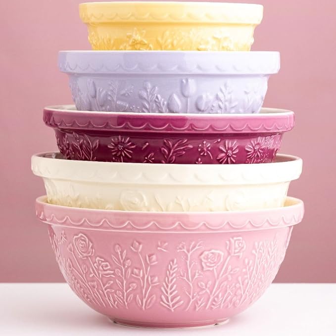 Mason Cash In The Meadow S12 Mixing Bowl | Rose - Image 3