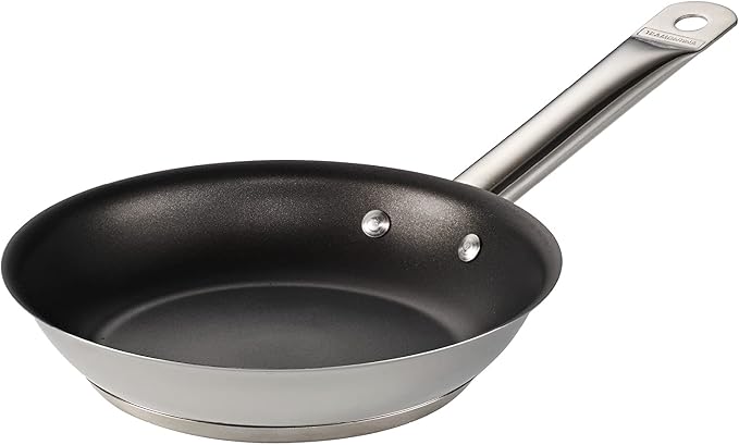 Tramontina 8-Inch Non Stick Small Frying Pan, Tri-Ply Base Stainless Steel by Tramontina