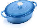 E-far 7QT Oval Dutch Oven Pot by E-far