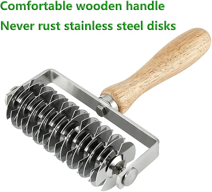 Stainless Steel Dough Lattice Roller Cutter - Image 5