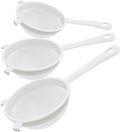 3 Pcs Plastic Nylon Fine Mesh Kefir Strainer Set by Sadoia