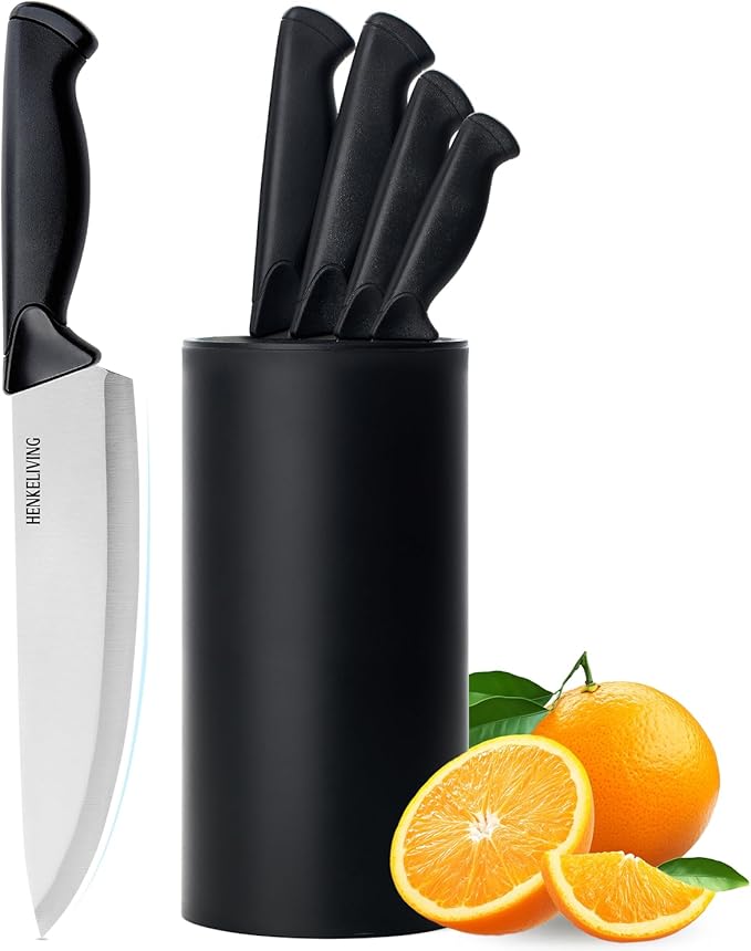 Knife Set, 6-Piece Kitchen Knife Set, German High Carbon Stainless Steel by Unknown