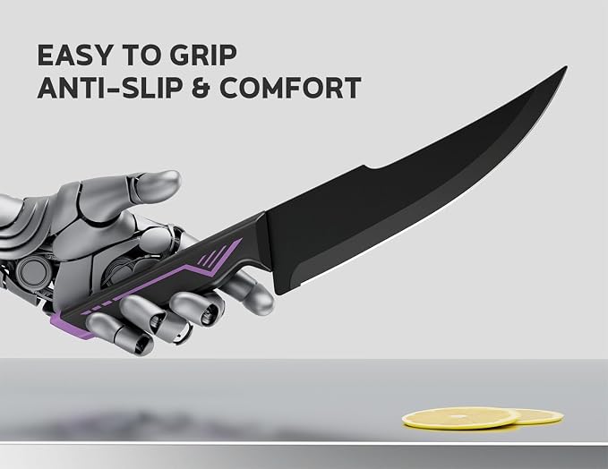 Knife Set - 15 PCS Kitchen Knife Set - Stainless Steel Knife Block Set - - Image 7