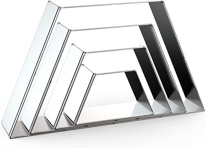 Trapezoid Cookie Cutter Set Large by QAAQS