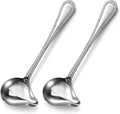 2 Pcs Gravy Ladle with Pour Spout 7.8'' Stainless Steel Small Ladle Sauce Soup by Unknown
