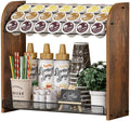Lixple K Cup Holder, Coffee Pod Holder, K Cup Organizer, Rustic Brown