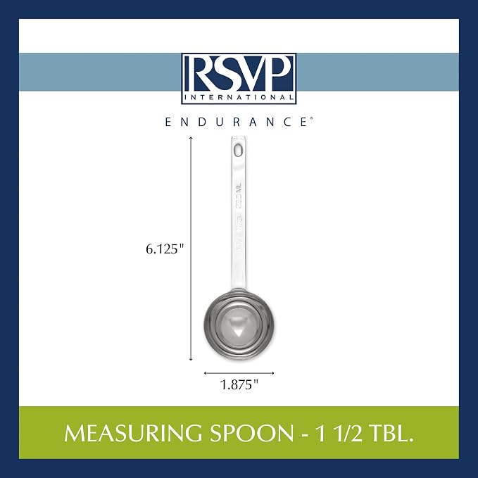 RSVP International Endurance Kitchen Collection Open Stock Measuring Spoon - Image 7