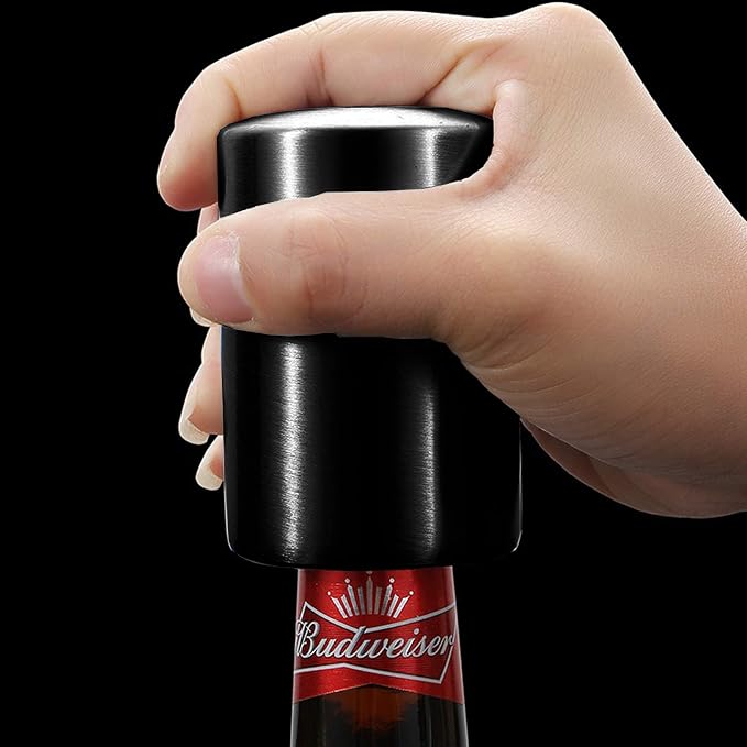 Father's Day Gift for Dad, YUDANSI Push Down Bottle Opener, Automatic Beer - Image 2