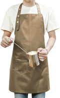 Art Aprons for Painting Pottery Ceramics, Mens Women Kitchen Cooking Aprons by MORNITE