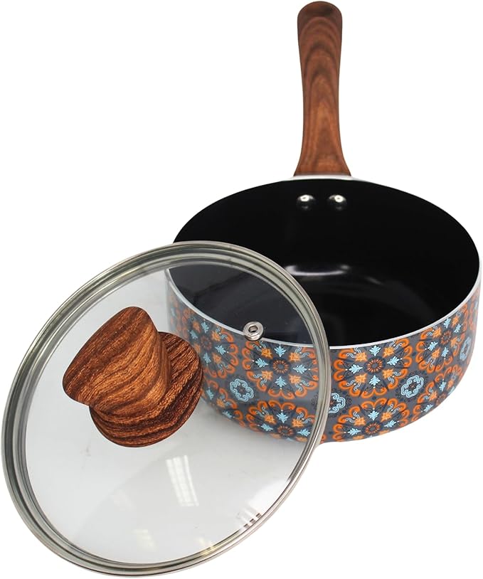 IMUSA 1.5 Quarts Talavera Nonstick Saucepan by VisitIMUSA