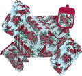 Set of 10, Red Cardinal Bird Holiday Season Christmas Design Tapestry
