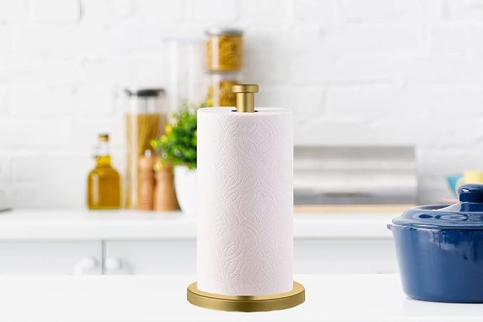Countertop Gold Paper Towel Holder - Image 8