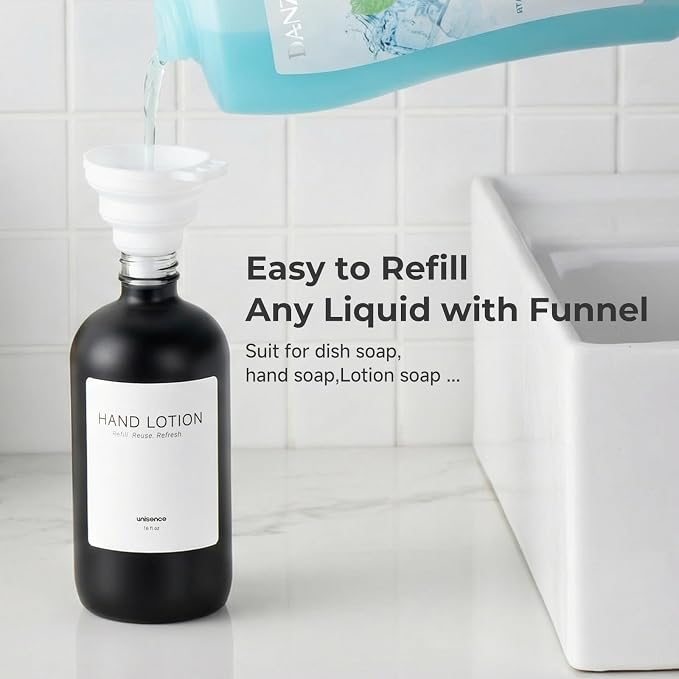 2 Packs Glass Soap Dispenser Set - Image 7
