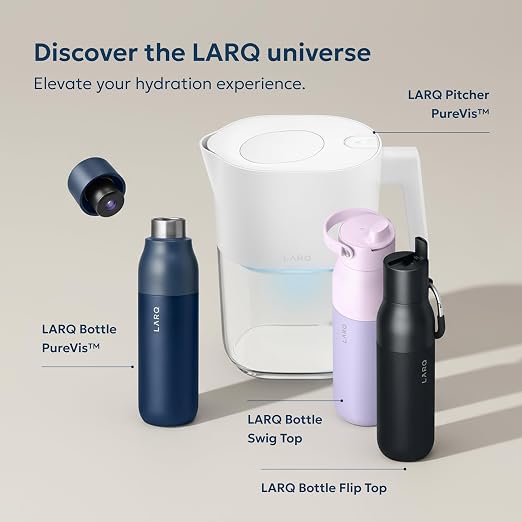 LARQ Water Filter Pitcher 1.9L – Nano Zero Filter Removes Chlorine, PFAS & More - Image 6