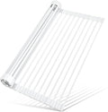 MERRYBOX Roll Up Dish Drying Rack, Silicone Wrapped Over The Sink Dish Rack by MERRYBOX
