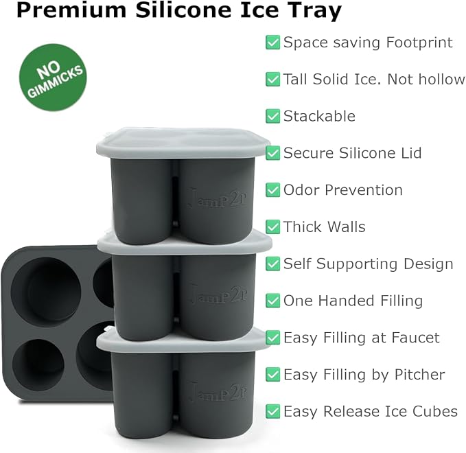 Large 2+ inch cylinder Ice Cubes - Image 9