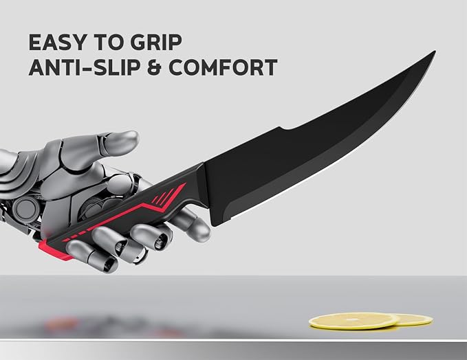 Knife Set - 15 PCS Kitchen Knife Set - Stainless Steel Knife Block Set - - Image 7
