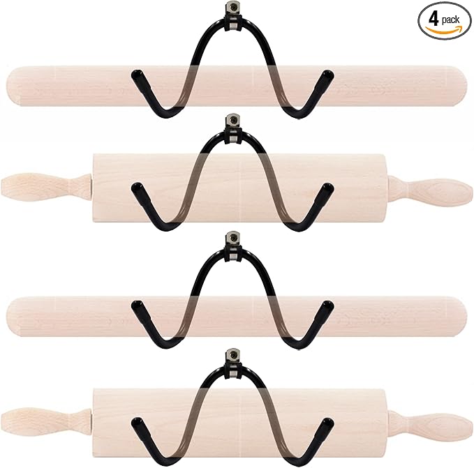 YYST Rolling Pin Holder Rolling Pin Display Rack Rolling Pin Storage by YYST