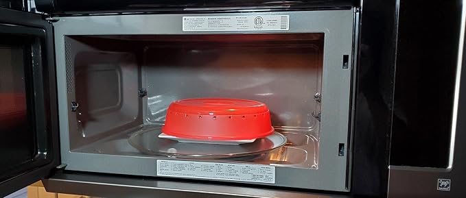 Rock 4 Pack of Microwave Plate Bowl Splatter Cover. Keep Your Microwave Clean - Image 5