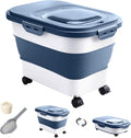 20-30 Lbs Rice Storage Container, Collapsible Food Storage Containers by DDMOMMYCOLLAPSIBLEFOODSTORAGECONTAINERFAMILY