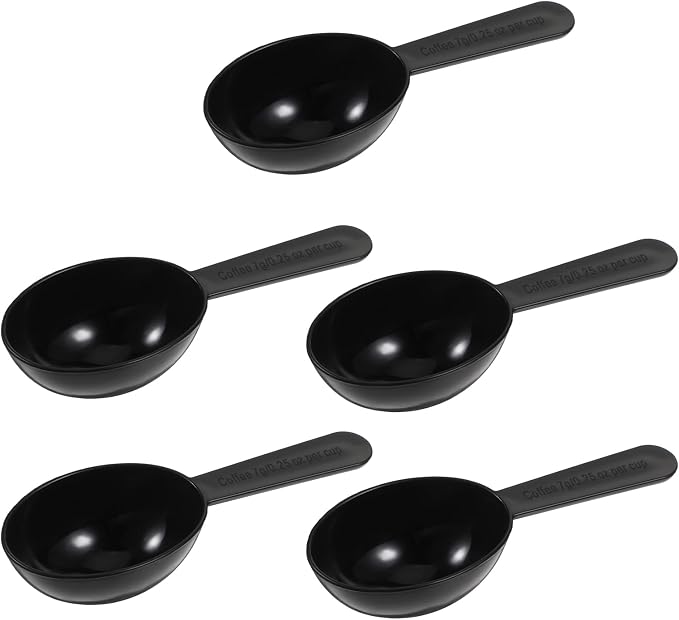 Plastic Coffee Measuring Spoons, 5 Pack Tablespoon Measuring Spoon 7g Short by Sliverdew