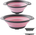 Collapsible Colander and Strainer, Silicone Strainer Colanders & Food Strainers by LogFaadCoi