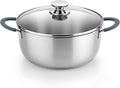BRA COOKWARE Master Stainless Steel Stock Pot w/Glass Lid | 8 Inch 2.4 Quart by BRACookware