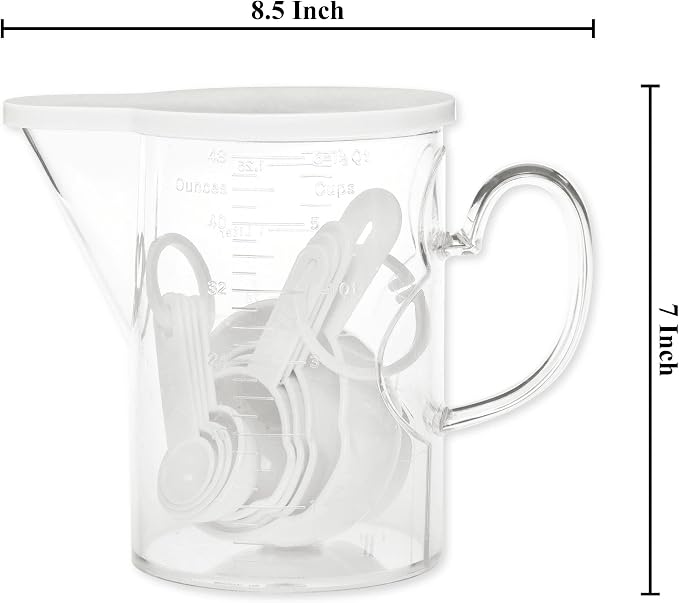 Measuring Cups and Measuring Spoons Set of 10 Pieces, Supreme Housewares - Image 2