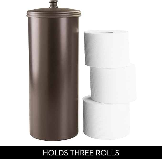iDesign Freestanding Bathroom Toilet Paper Storage Holder - Image 5