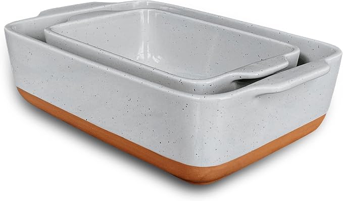 Mora Ceramic Set of 2 Baking Dishes by MORA