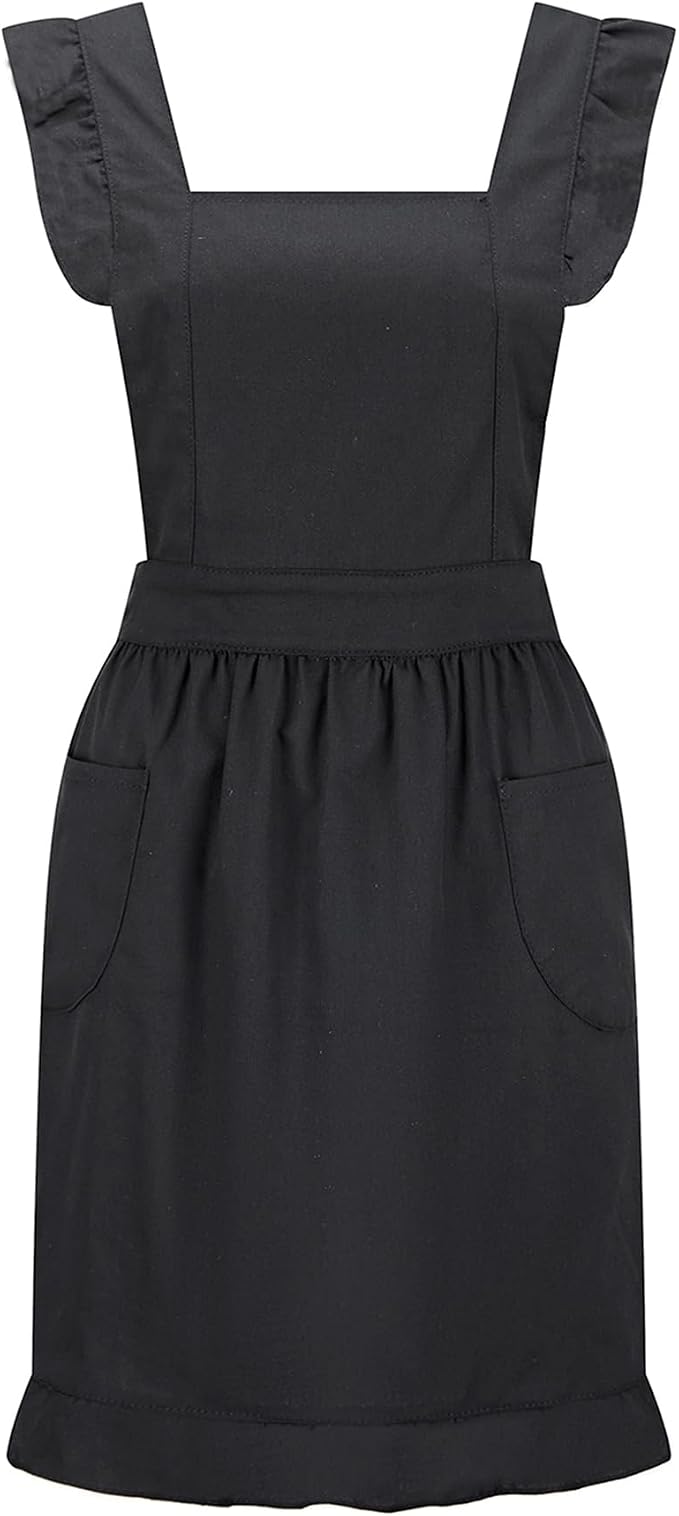 Hyzrz Retro Adjustable Ruffle Aprons by Hyzrz